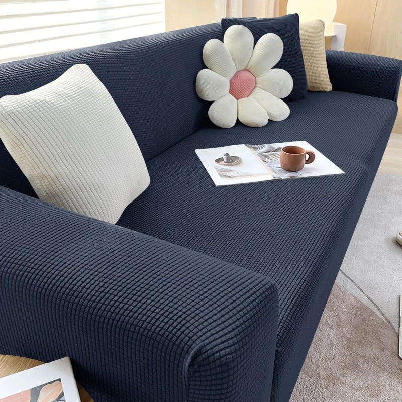 Stretchable Sofa Cover With Non-Slip Foam Strips