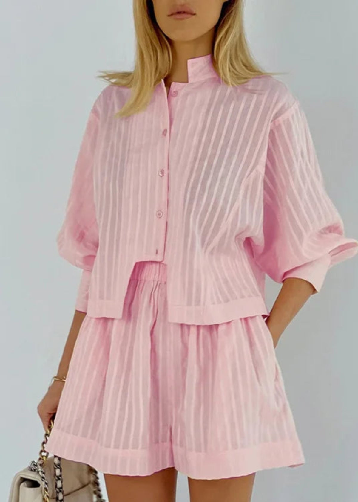 Striped Cotton Co-ord Summer Set