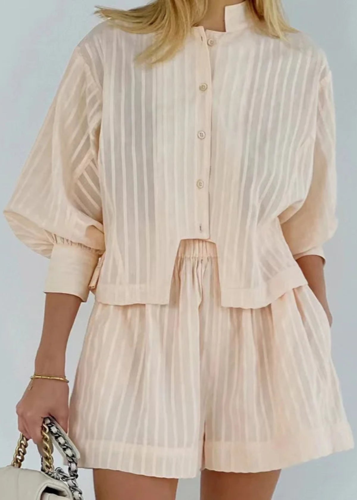 Striped Cotton Co-ord Summer Set
