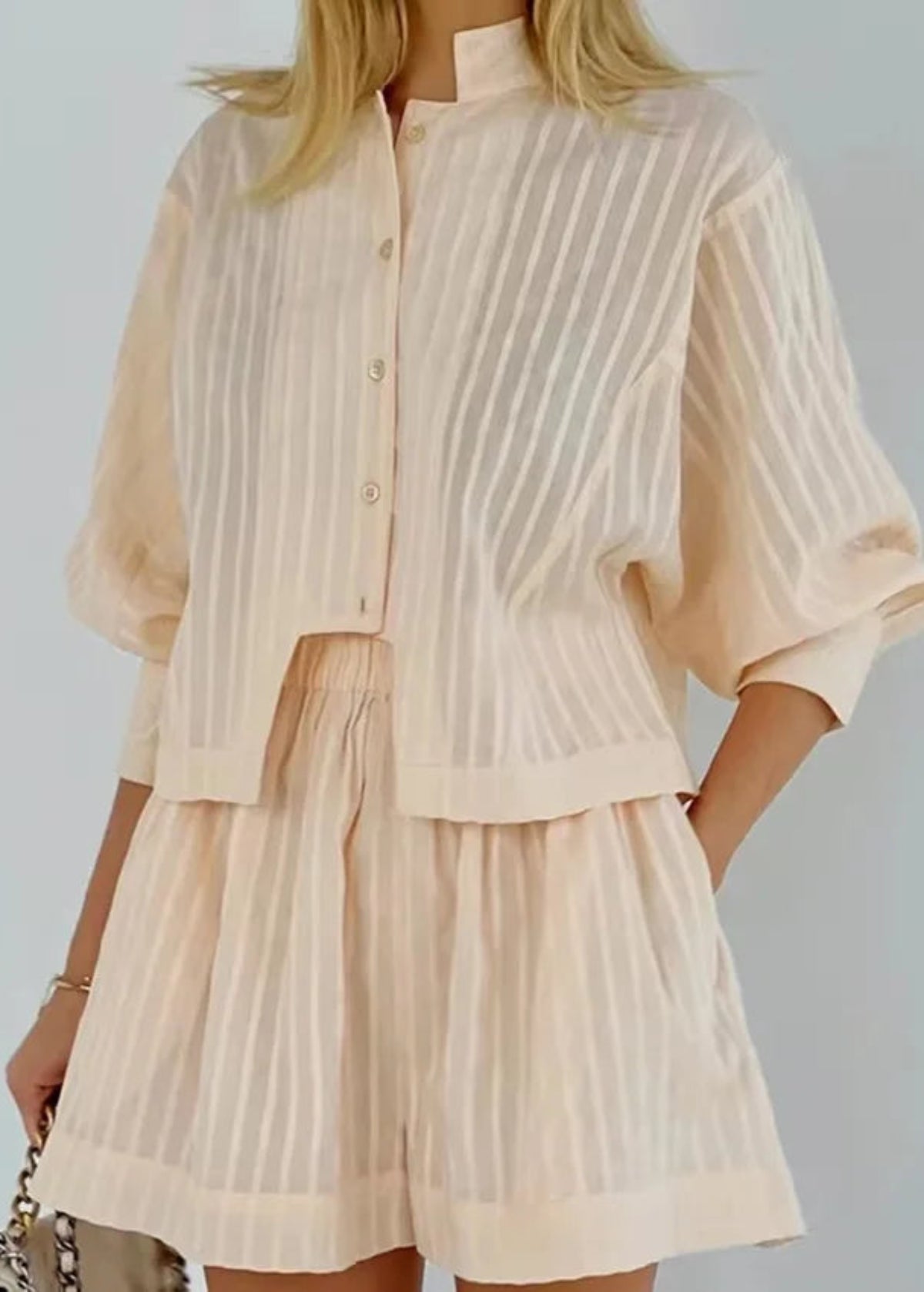 Striped Cotton Co-ord Summer Set