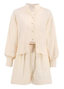 Striped Cotton Co-ord Summer Set