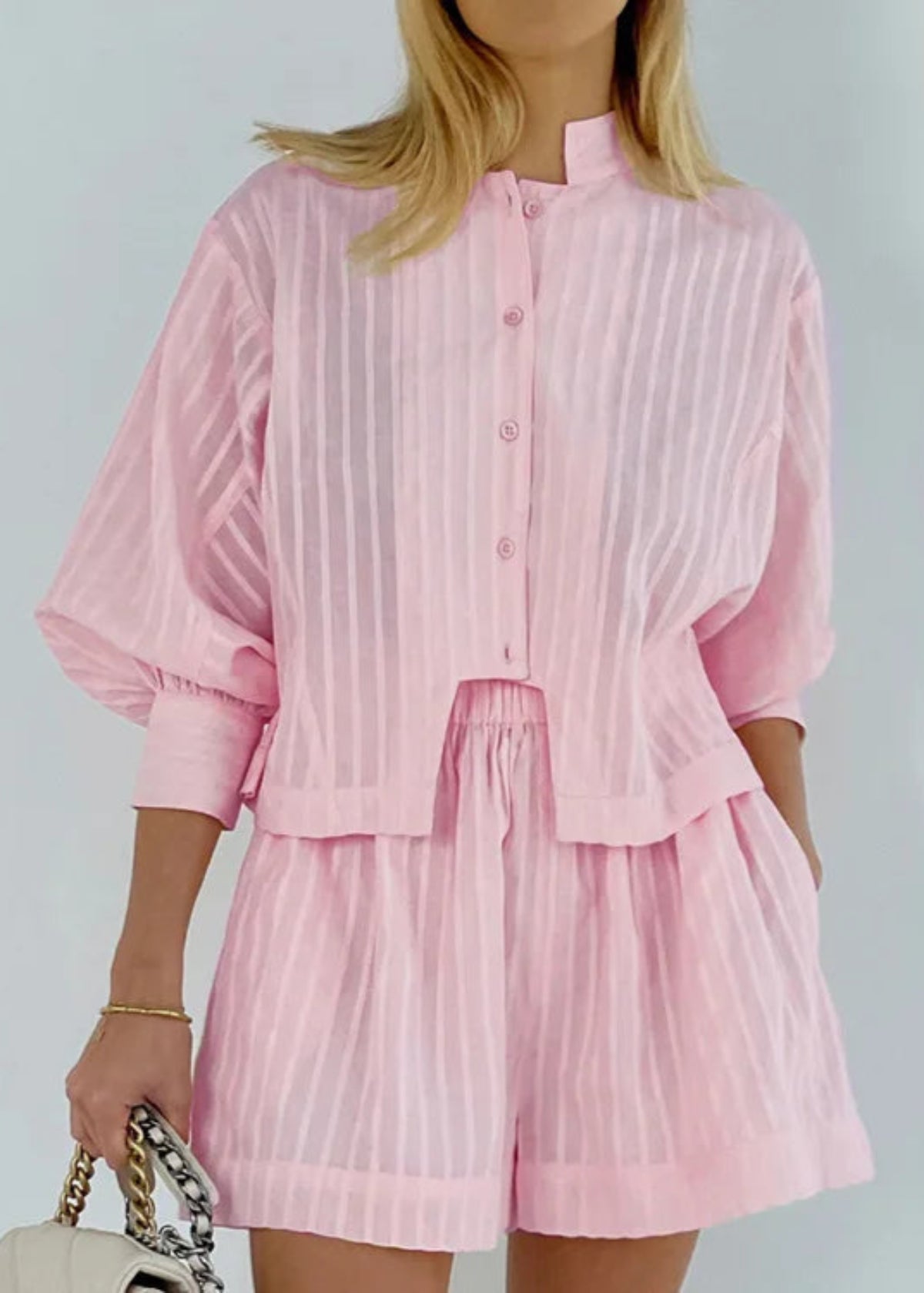Striped Cotton Co-ord Summer Set