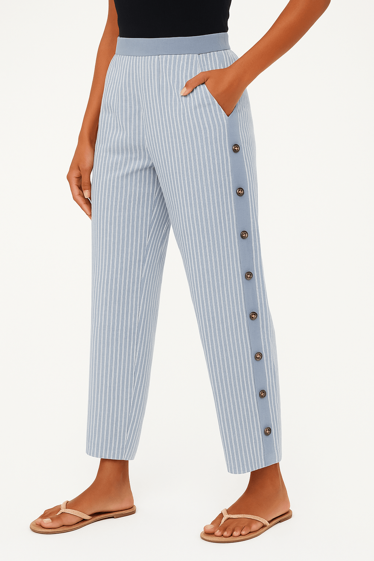 Striped Trousers – Light Structure, Lasting Style