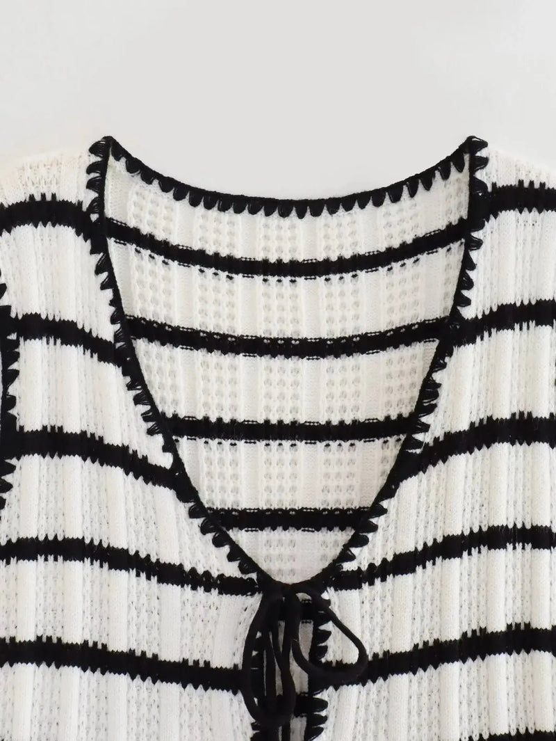 Striped Two-piece Summer Set