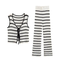 Striped Two-piece Summer Set