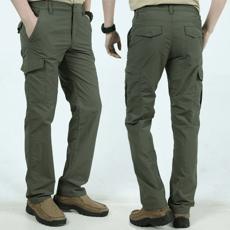 Stylish And Comfortable Men&#39;s Cargo Trousers With Practical Pockets