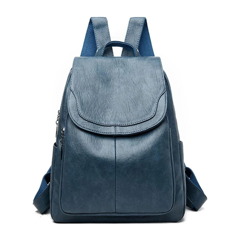 Stylish Anti-Theft Leather Backpack For Women