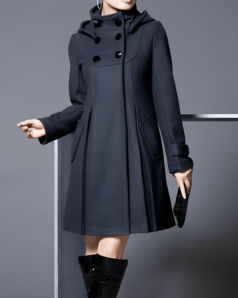 Stylish Coat With Practical Side Pockets