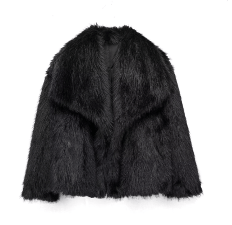 Stylish Faux Fur Coat for Elegant Comfort on Cold Days