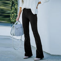 Stylish High-Waisted Wide Leg Trousers for Women