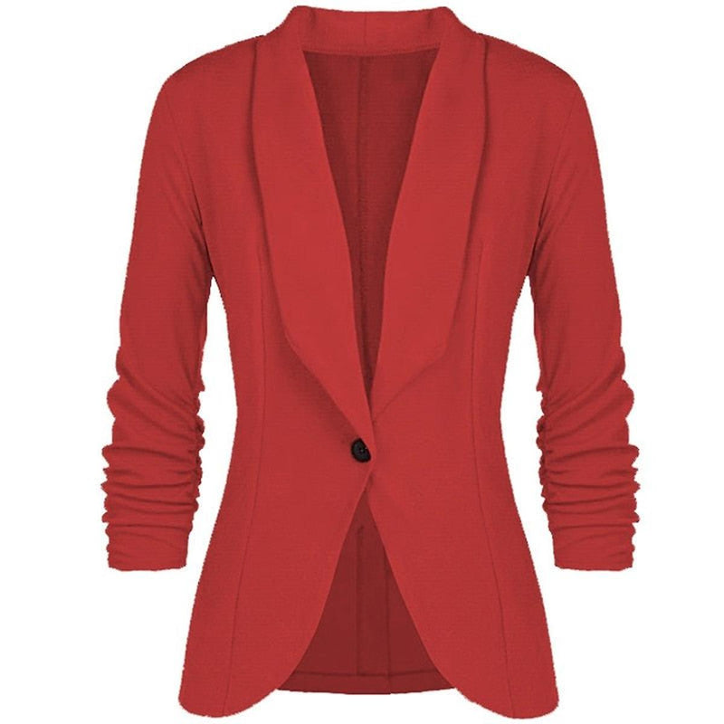 Stylish Long Sleeve Blazer Jacket For Women