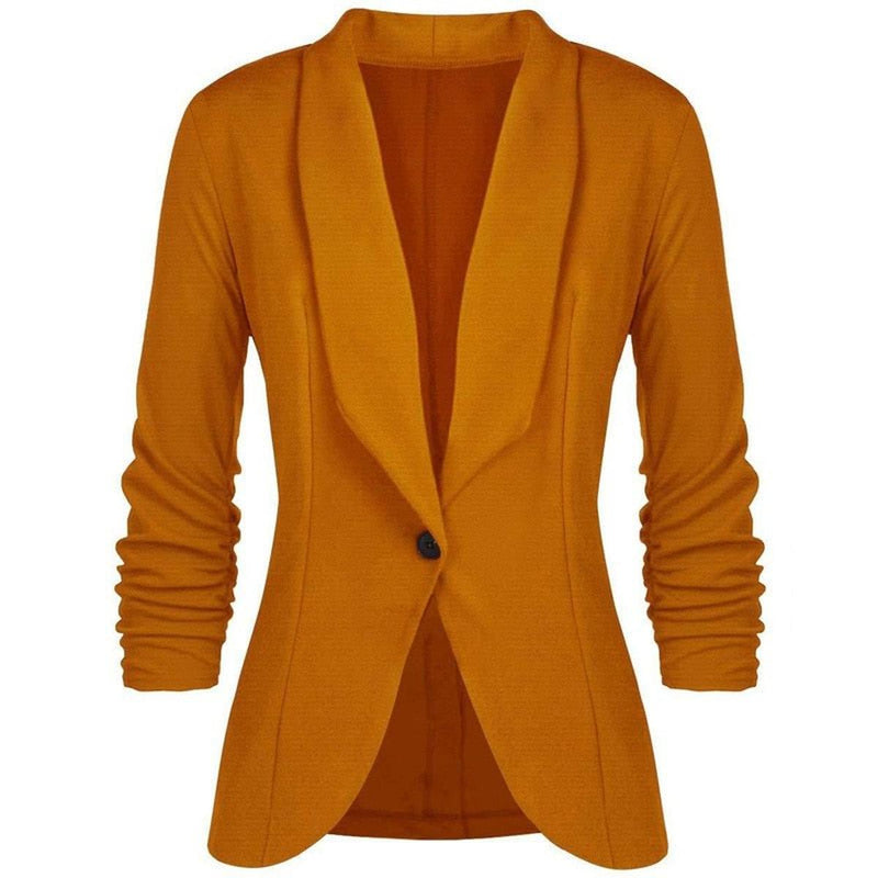 Stylish Long Sleeve Blazer Jacket For Women