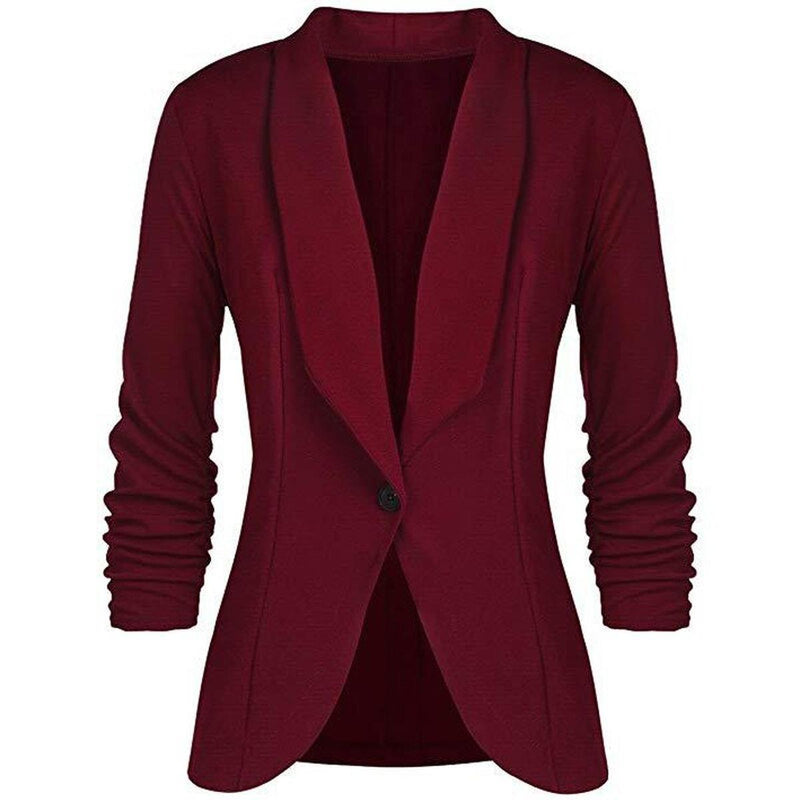 Stylish Long Sleeve Blazer Jacket For Women