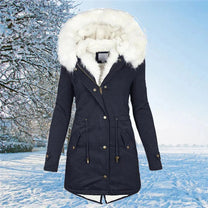 Stylish Long Sleeve Winter Coat for Women