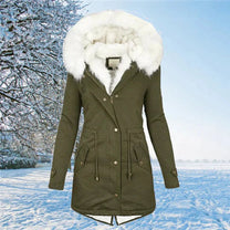 Stylish Long Sleeve Winter Coat for Women