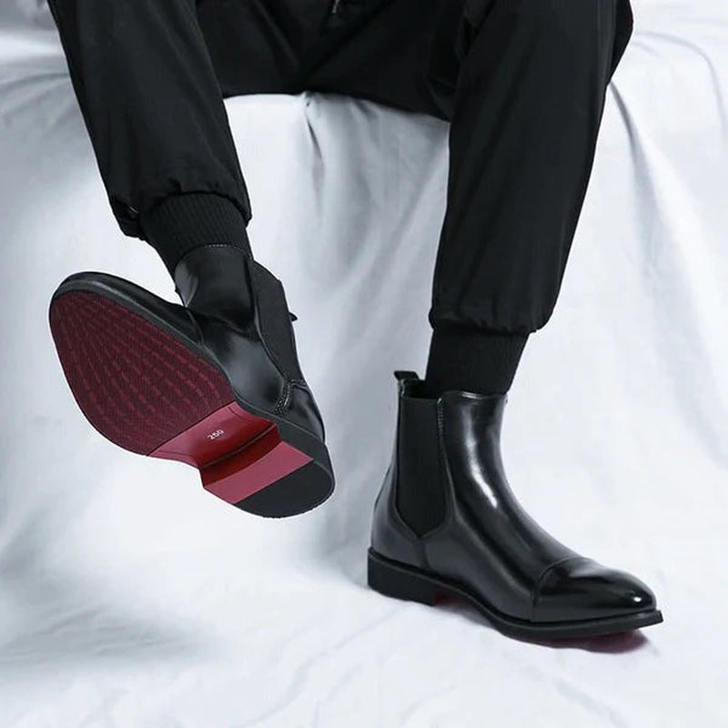 Stylish Men&#39;s Leather Boots For Formal And Casual Wear