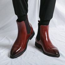 Stylish Men&#39;s Leather Boots For Formal And Casual Wear