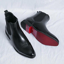 Stylish Men&#39;s Leather Boots For Formal And Casual Wear
