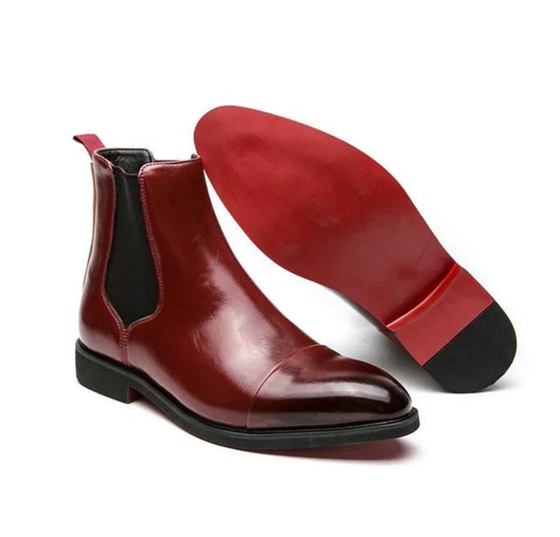 Stylish Men&#39;s Leather Boots For Formal And Casual Wear