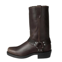 Stylish Men&#39;s Leather Cowboy Boots - Water-Resistant, Comfortable, Versatile