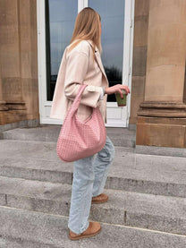 Stylish Vegan Leather Women&#39;s Tote Bag With Spacious Interior