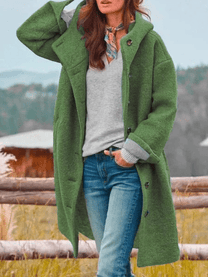 Stylish Warm Coat With Practical Pockets