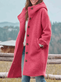 Stylish Warm Coat With Practical Pockets