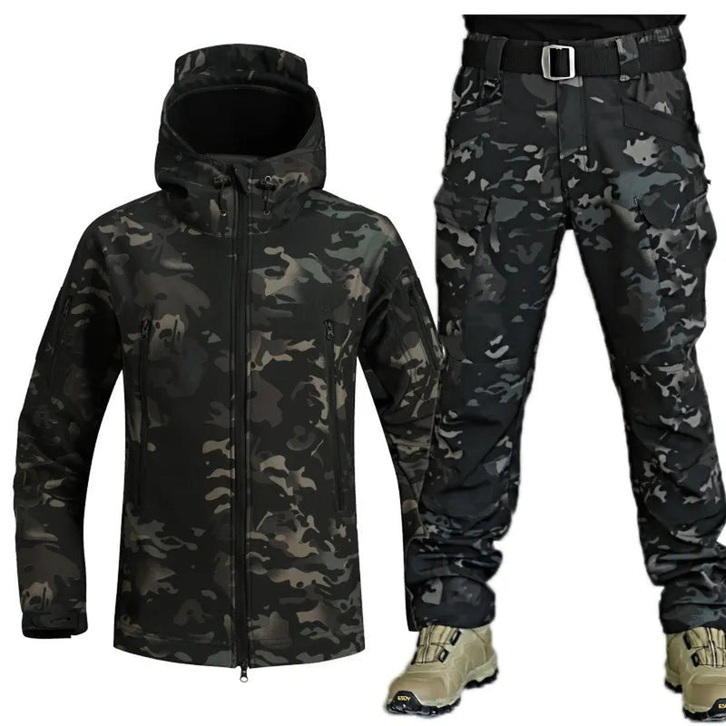 Stylish Waterproof Jacket With Free Trousers For Outdoor Activities