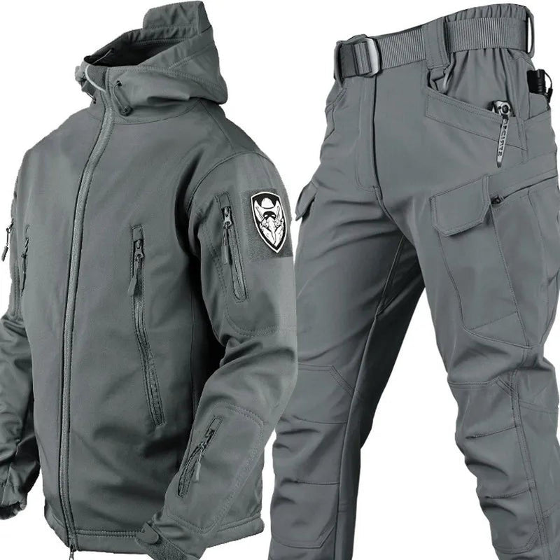 Stylish Waterproof Jacket With Free Trousers For Outdoor Activities