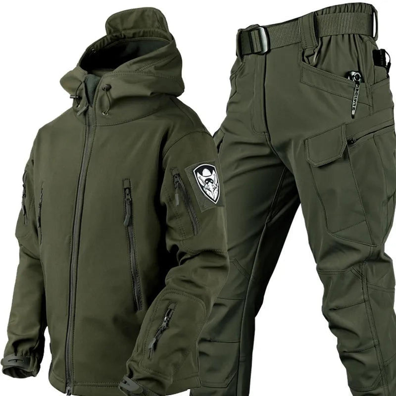Stylish Waterproof Jacket With Free Trousers For Outdoor Activities