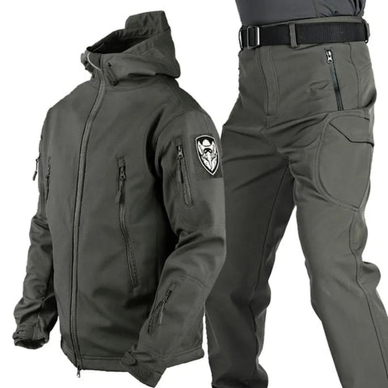Stylish Waterproof Jacket With Free Trousers For Outdoor Activities