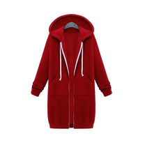 Stylish Winter Sweatshirt With Zip Pocket