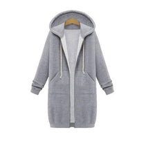 Stylish Winter Sweatshirt With Zip Pocket