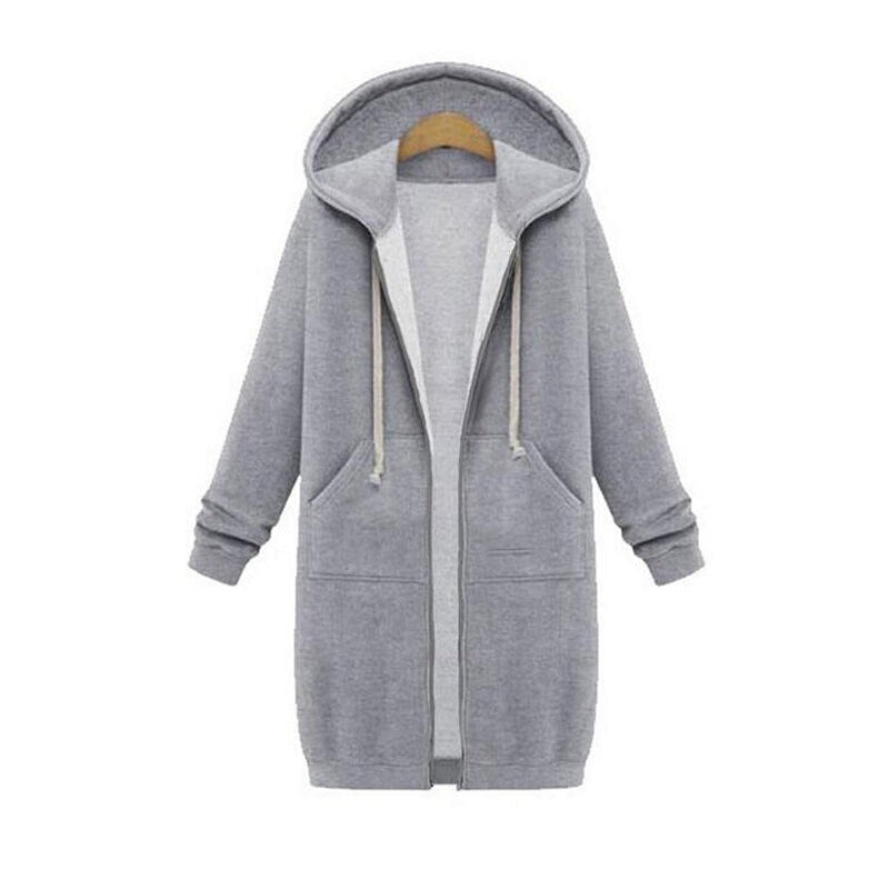 Stylish Winter Sweatshirt With Zip Pocket