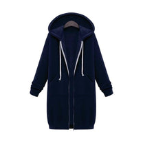 Stylish Winter Sweatshirt With Zip Pocket