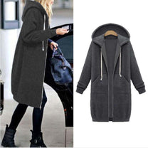 Stylish Winter Sweatshirt With Zip Pocket