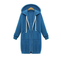 Stylish Winter Sweatshirt With Zip Pocket