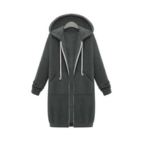 Stylish Winter Sweatshirt With Zip Pocket