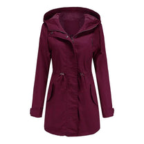 Stylish Women&#39;s Hooded Jacket For Transitional Weather