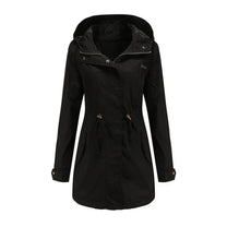 Stylish Women&#39;s Hooded Jacket For Transitional Weather