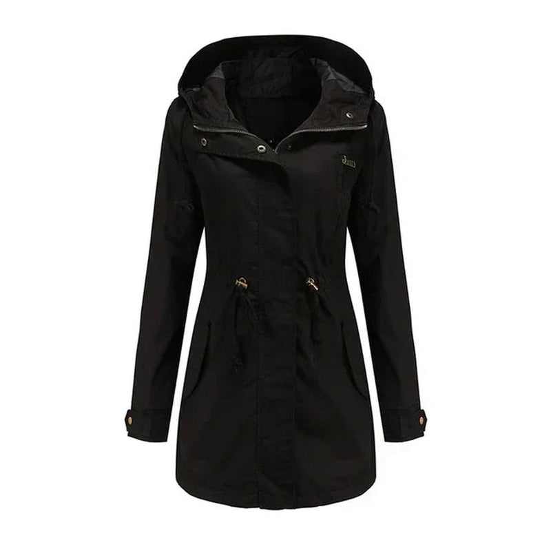 Stylish Women&#39;s Hooded Jacket For Transitional Weather