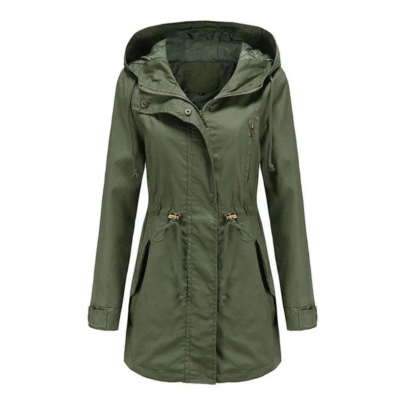 Stylish Women&#39;s Hooded Jacket For Transitional Weather