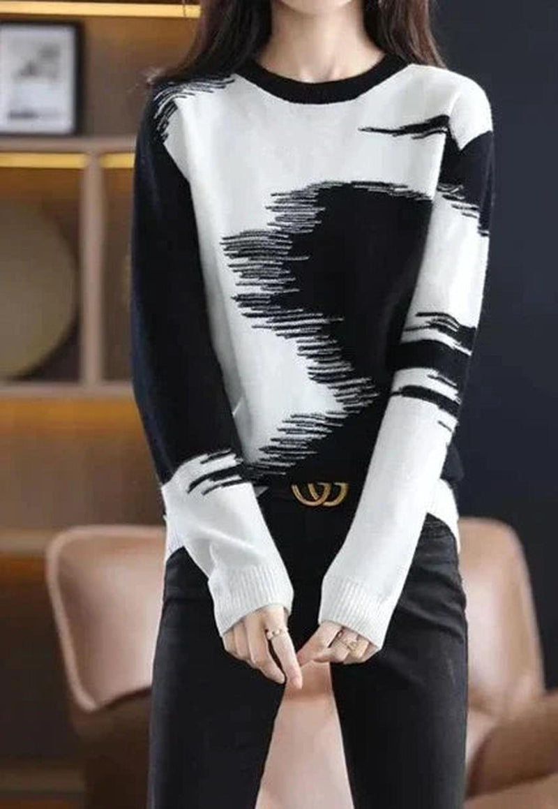 Stylish Women&#39;s Pullover With Autumn Gradient Design