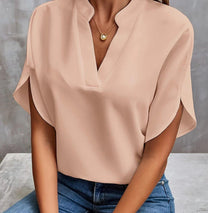 Stylish Women&#39;s Short Sleeve Top in Multiple Colours