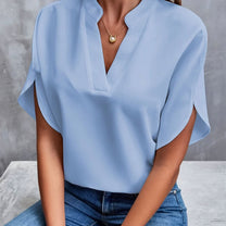 Stylish Women&#39;s Short Sleeve Top in Multiple Colours