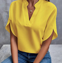 Stylish Women&#39;s Short Sleeve Top in Multiple Colours