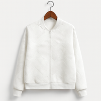 Stylish Women&#39;s Zip-Up Jacket for Autumn Wear