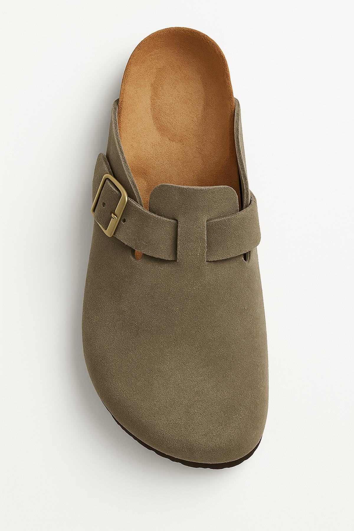 Suede Cork Clogs