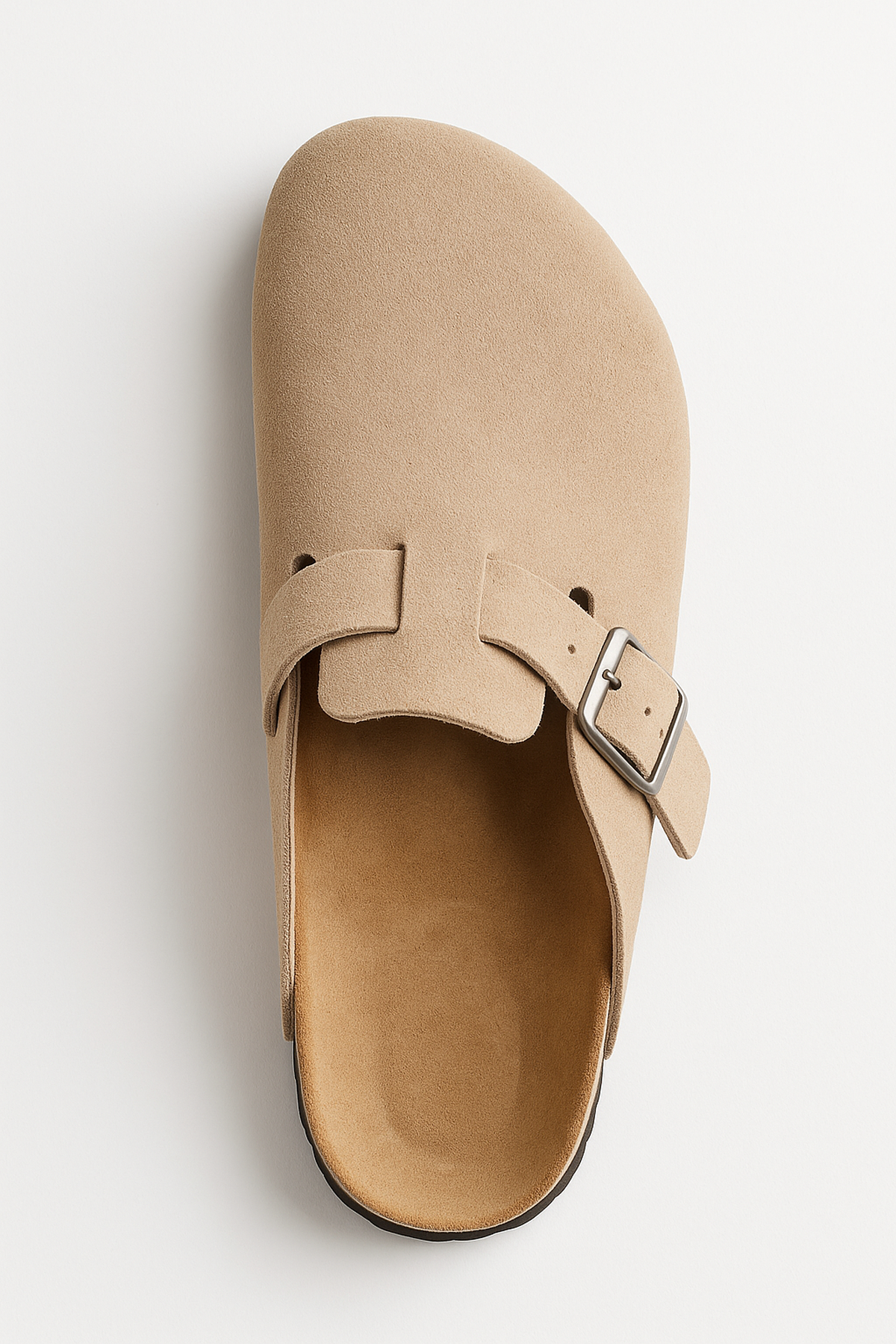 Suede Cork Clogs