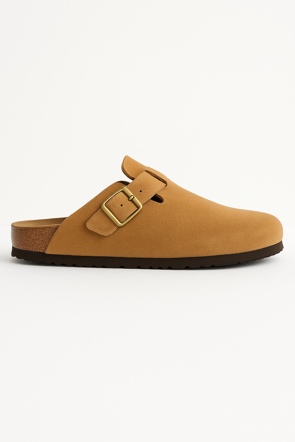 Suede Cork Clogs